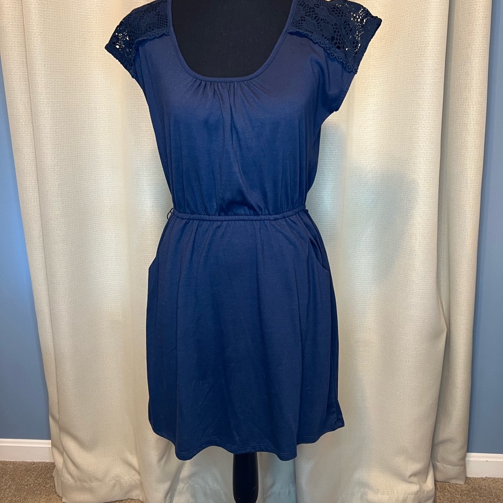 MUDD Romper Dress with Lace